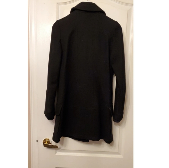 Mango black wool coat - Picture 3 of 4